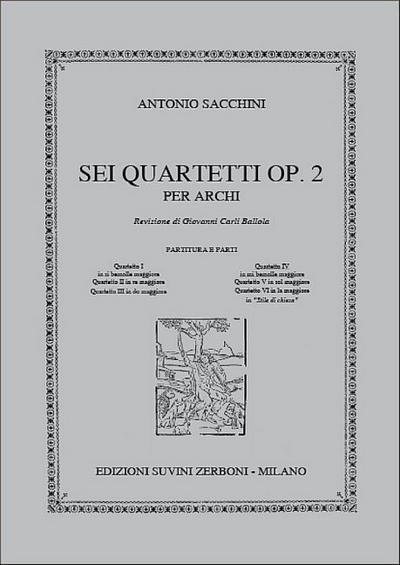 Quartetto IV In Mi Bemolle MaggioreStreichquartett