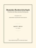 Deutsches Rechtswörterbuch