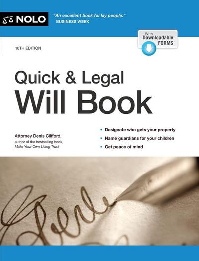 Quick & Legal Will Book