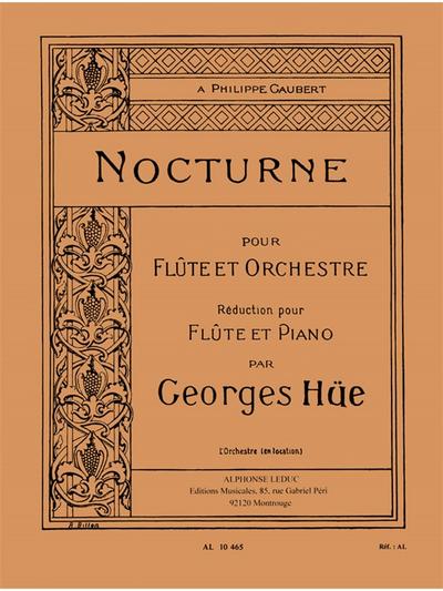 Nocturnepour flute et piano