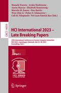 HCI International 2023 - Late Breaking Papers