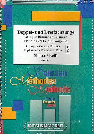 Doppel- und Dreifachzunge für Blechblasinstrumente im Violinschlüssel