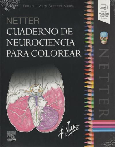 Netter : cuaderno de neurociencia para colorear