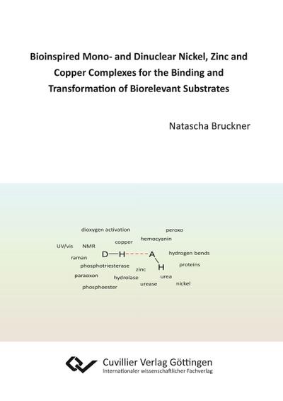 Bioinspired Mono- and Dinuclear Nickel, Zinc and Copper Complexes for the Binding and Transformation of Biorelevant Substrates
