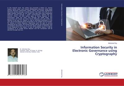 Information Security in Electronic Governance using Cryptography