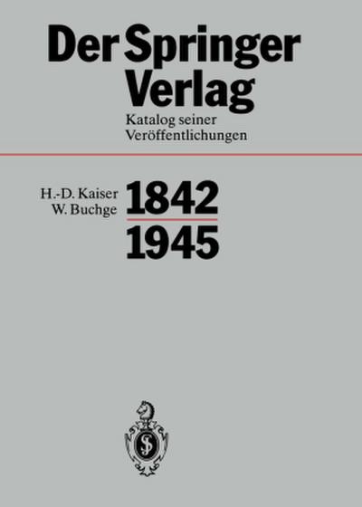 Der Springer-Verlag