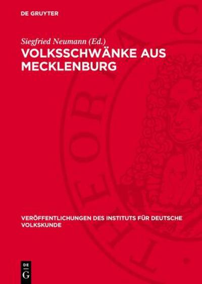 Volksschwänke aus Mecklenburg