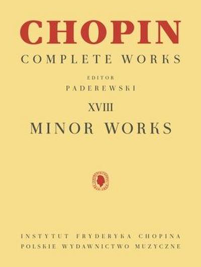 Chopin, F: Minor Works