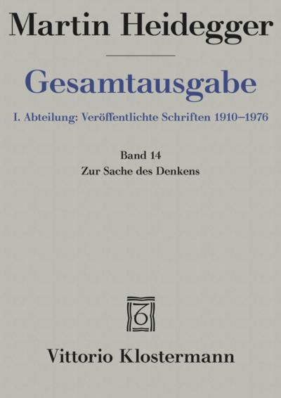 Gesamtausgabe. 4 Abteilungen / 1. Abt: Veröffentlichte Schriften / Identität und Differenz (1955-1957)