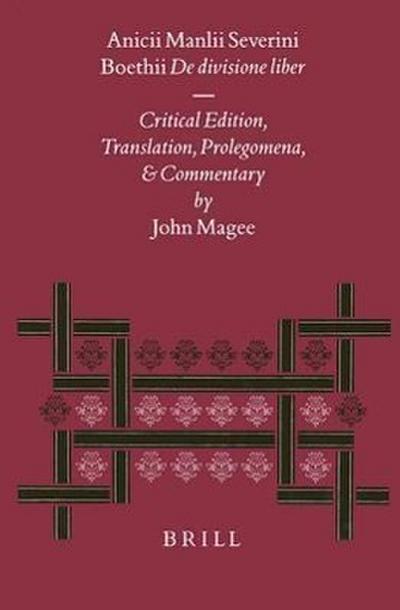 Anicii Manlii Severini Boethii de Divisione Liber