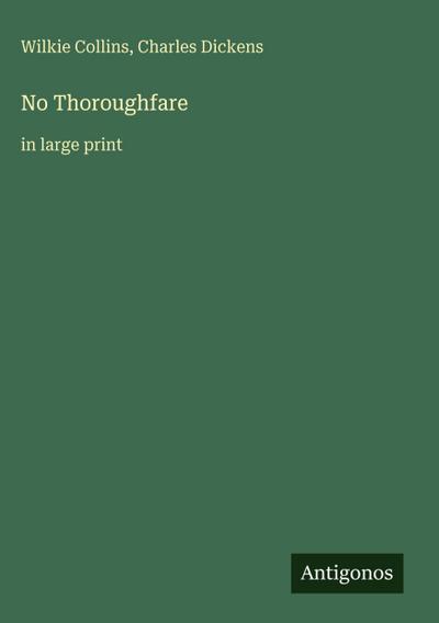 No Thoroughfare