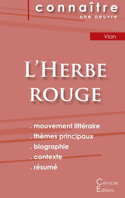 Fiche de lecture L’Herbe rouge (Analyse littéraire de référence et résumé complet)