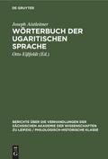 Wörterbuch der ugaritischen Sprache