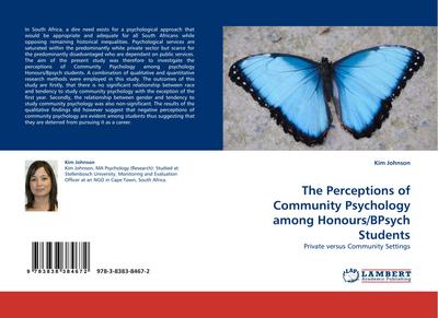 The Perceptions of Community Psychology among Honours/BPsych Students