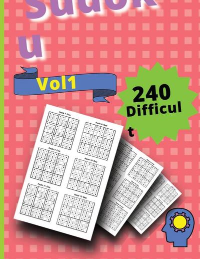 240 Difficult Sudoku Puzzles  VOLUME 1