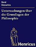 Untersuchungen über die Grundlagen der Philosophie