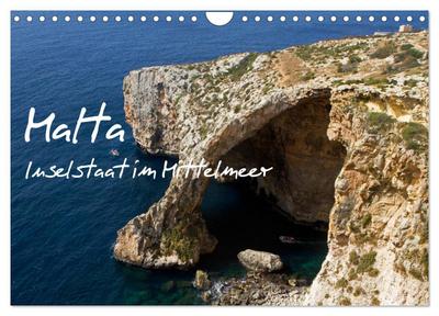Malta - Inselstaat im Mittelmeer (Wandkalender 2024 DIN A4 quer), CALVENDO Monatskalender