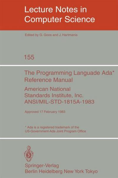 The Programming Language Ada.Reference Manual