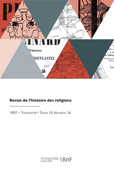 Revue de l’histoire des religions