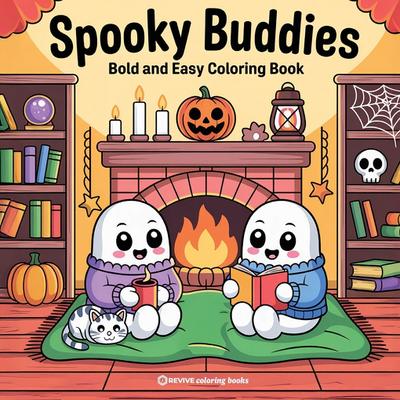 Bold & Easy Spooky Buddies Coloring Book