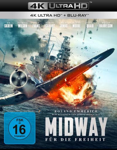 Midway - Für die Freiheit 4K, 1 UHD-Blu-ray + 1 Blu-ray