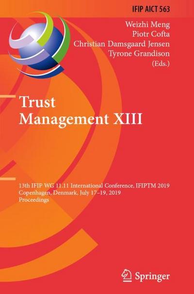 Trust Management XIII