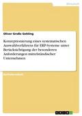 Konzeptionierung eines systematischen Auswahlverfa