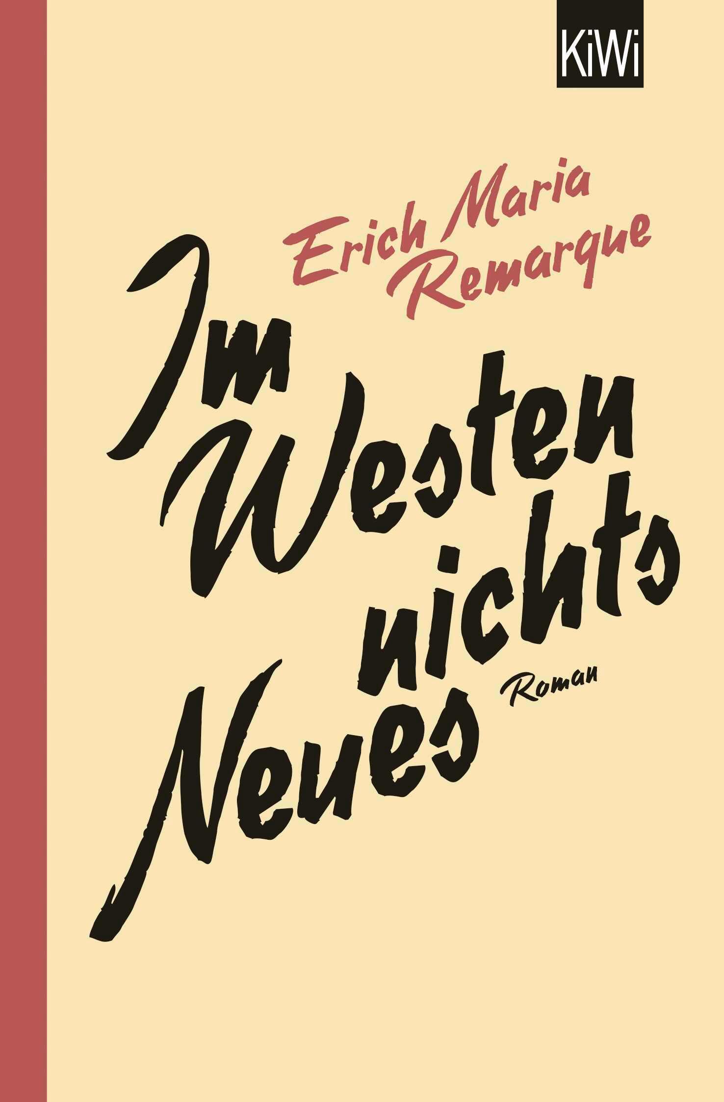 Im Westen nichts Neues von Erich Maria Remarque 9783462046335