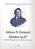 Quintett op.87 für Klavier, Violine,Viola, Violoncello und Kontrabaß