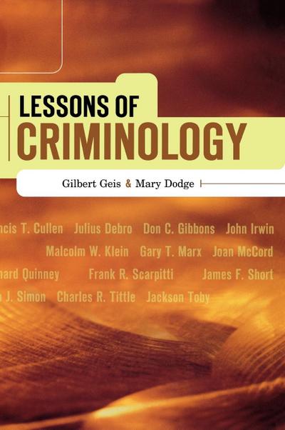Lessons of Criminology