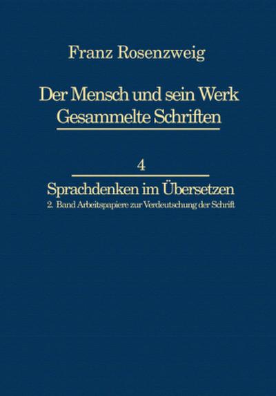 Franz Rosenzweig Sprachdenken
