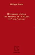 Répertoire Général des Archives de la Marine