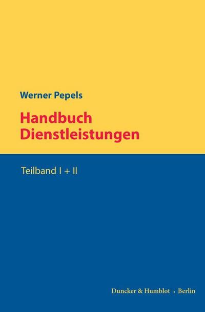 Handbuch Dienstleistungen.