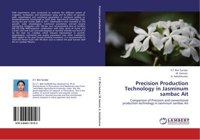 Precision Production Technology in Jasminum sambac Ait