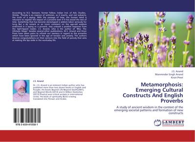 Metamorphosis: Emerging Cultural Constructs And English Proverbs