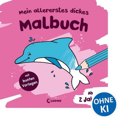 Mein allererstes dickes Malbuch - Delfin