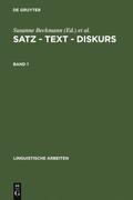 Satz – Text – Diskurs. Band 1
