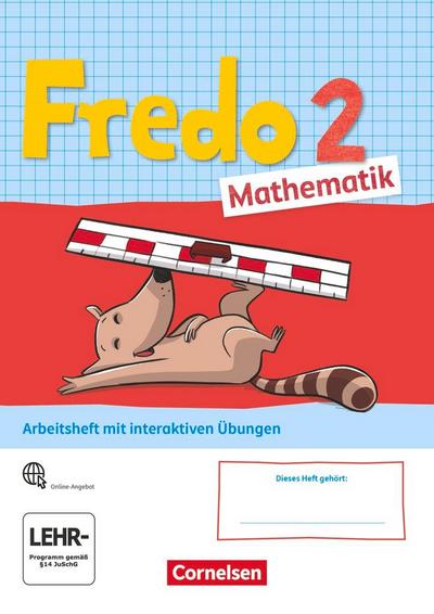 Fredo Mathematik 2. Schuljahr. Ausgabe A - Arbeitsheft mit interaktiven Übungen online
