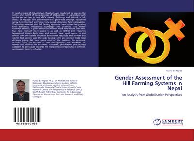 Gender Assessment of the Hill Farming Systems in Nepal