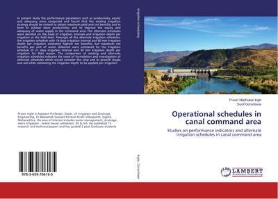 Operational schedules in canal command area