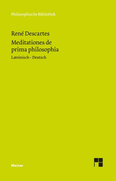 Meditationes de prima philosophia