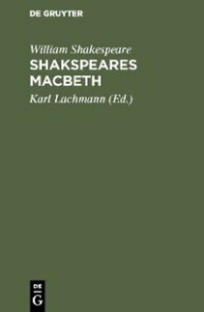 Shakspeare’s Macbeth