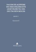 Nachschlagewerk des Reichsgerichts - Gesetzgebung 