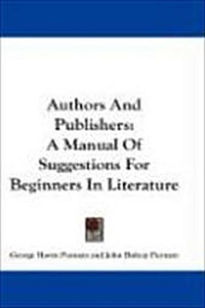 Authors And Publishers
