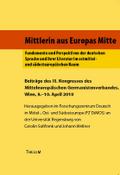 Tagungsband zur dritten Tagung des Mitteleuropäisc