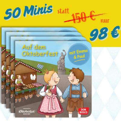 Auf dem Oktoberfest mit Emma und Paul. Mini-Bilderbuch. Paket mit 50 Exemplaren zum Vorteilspreis