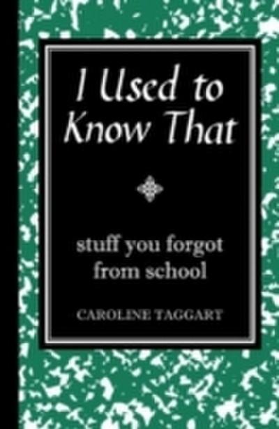 I Used to Know That
