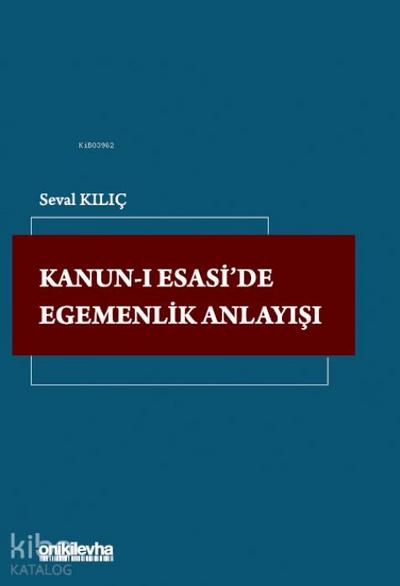 Kanun-i Esaside Egemenlik Anlayisi