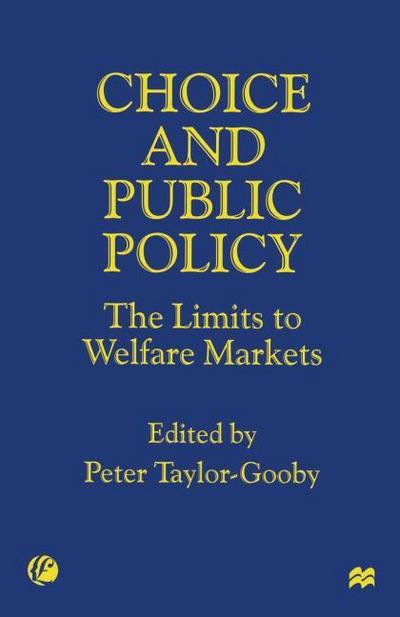 Choice and Public Policy