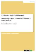 Personality & Work Performance. Evidence Based